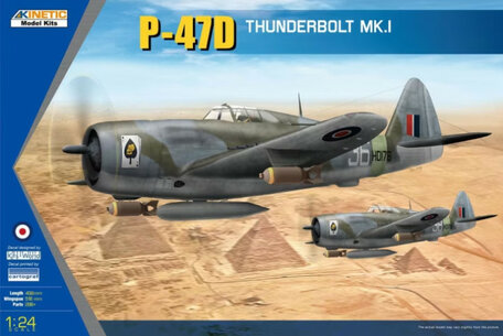 Kinetic P-47D Republic Thunderbolt Mk.1 1:24