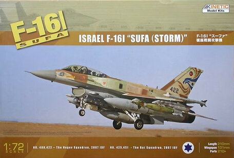 Kinetic F-16I Sufa 1:72