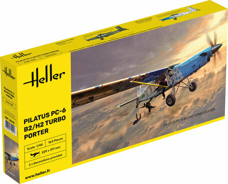 Heller Pilatus Pc-6 B2/H2 Turbo Porter 1:48