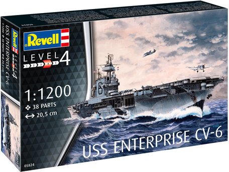 Revell USS Enterprise CV-6 1:1200