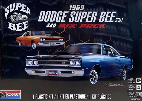 Monogram Dodge Super Bee 1969 1:24