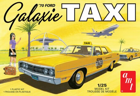 AMT Ford Galaxie Taxi 1970 1:25