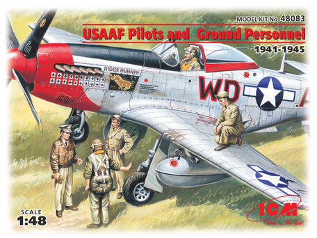 ICM USAAF Pilots and Ground Personnel (1941-1945) 1:48