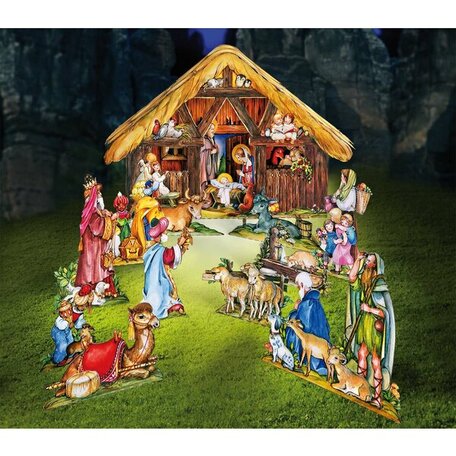 Schreiber Bogen Christmas Crib with Kings