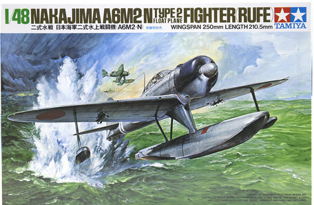 Tamiya Nakajima A6M2-N Type 2 Floatplane Fighter (Rufe) 1:48
