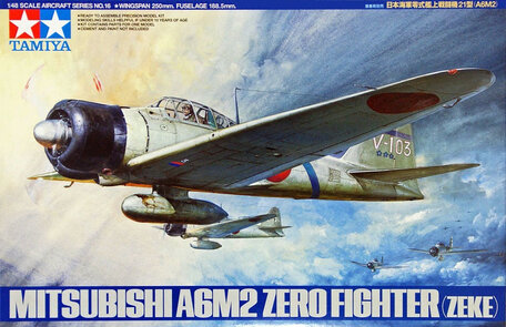 Tamiya Mitsubishi A6M2 Zero Fighter (Zeke) 1:48