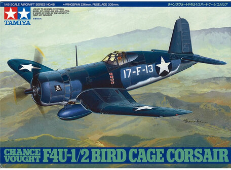 Tamiya Chance Vought F4U-1/2 Bird Cage Corsair 1:48