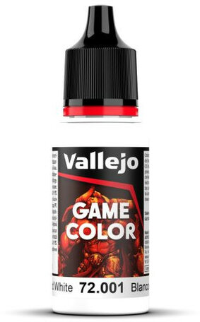 Vallejo 72.001 Game Color: Dead White