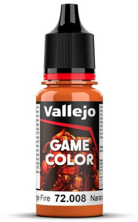 Vallejo 72.008 Game Color: Orange Fire