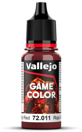Vallejo 72.011 Game Color: Gory Red