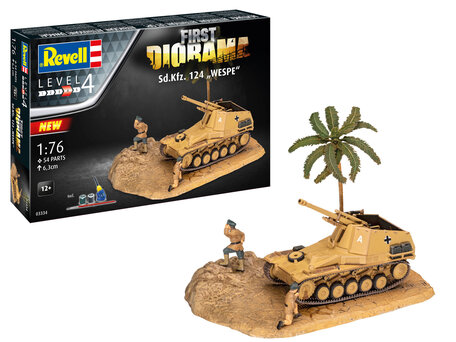 Revell First Diorama Sd.Kfz. 124 Wespe 1:76