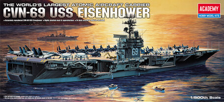 Academy USS Eisenhower (CVN-69) 1:800
