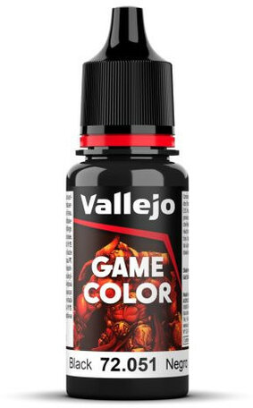 Vallejo 72.051 Game Color: Black