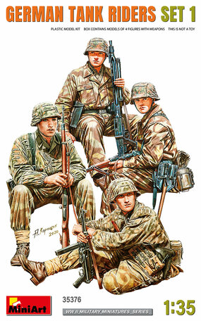 MiniArt German Tank Riders 1:35