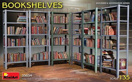 MiniArt Bookshelves 1:35