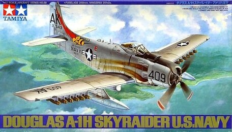 Tamiya Douglas A-1H Skyraider U.S. Navy 1:48