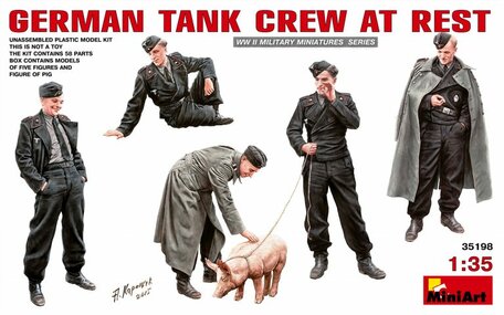 MiniArt German Tank Crew at Rest 1:35