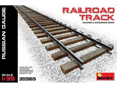 MiniArt Railroad Track Russian Gauge 1:35