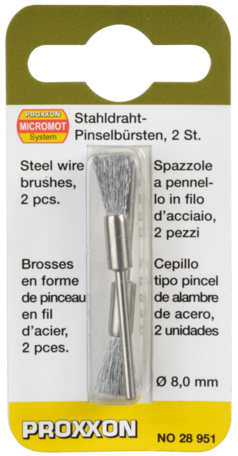 Proxxon Steel Wire Brushes (28951)
