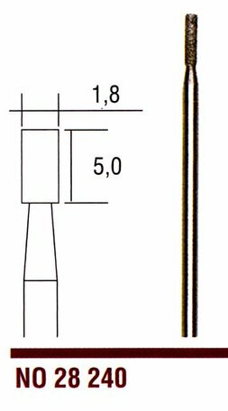 Proxxon Diamond Grinding Bit Cylindrical (28240)