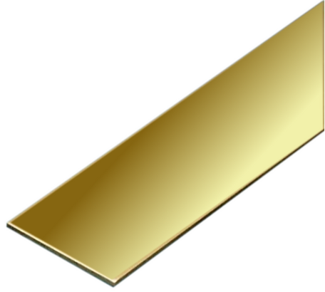 Albion Alloys Messing Strip 12.0 mm x 0.6 mm