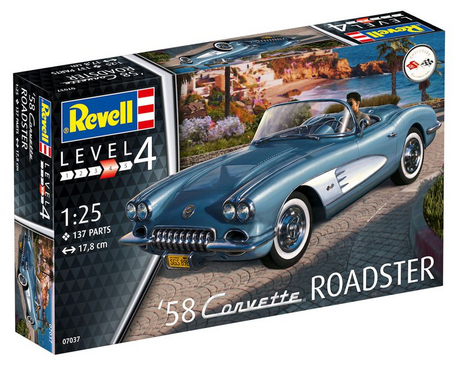 Revell '58 Corvette Roadster 1:25