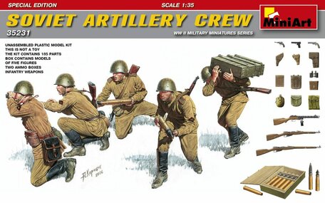 MiniArt Soviet Artillery Crew 1:35