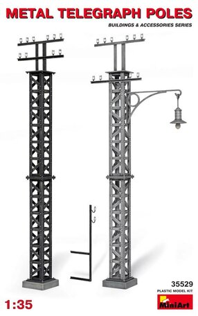 MiniArt Metal Telegraph Poles 1:35