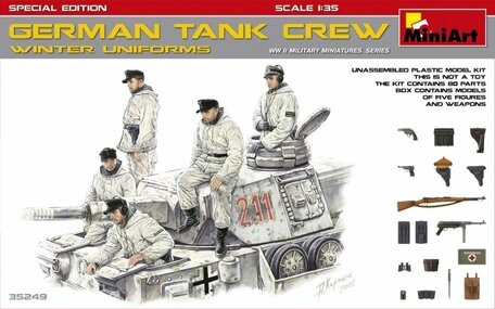 MiniArt German Tank Crew Winter Uniforms 1:35