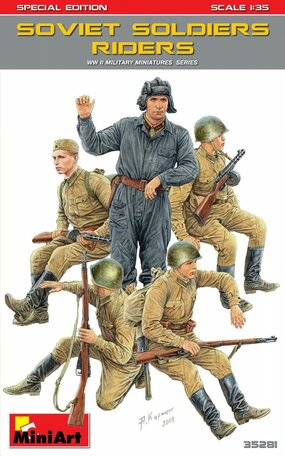 MiniArt Soviet Soldiers Riders 1:35