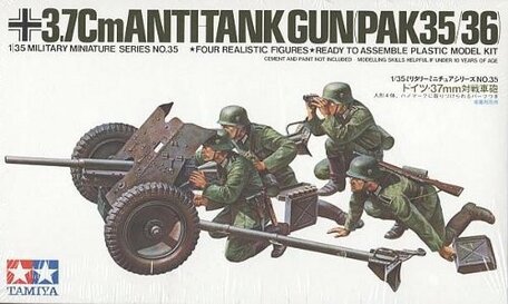 Tamiya 3.7cm Anti Tank Gun Pak35 / 36 1:35