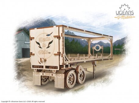 UGears Heavy Boy Truck Trailer