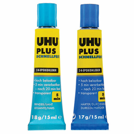 2 Componenten Lijm: UHU Plus Schnellfest