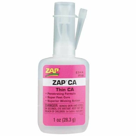 Seconde Lijm: Zap Thin CA