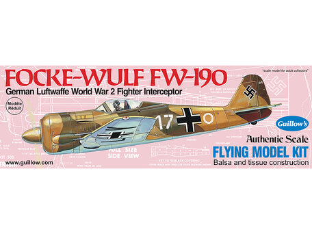 Guillow's Focke Wulf FW-190 1:30 (502)