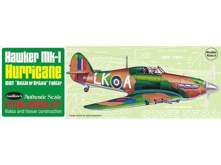 Guillow's Hawker Hurricane 1:30 (506)