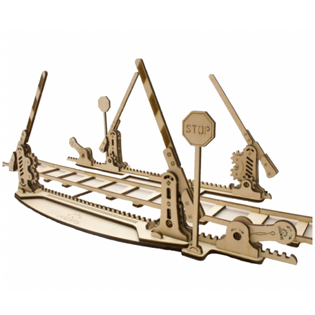 UGears Spoorweg + 4M Rails
