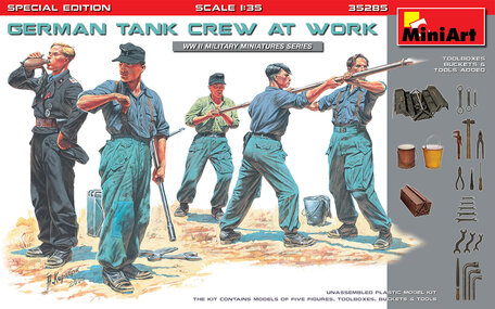 MiniArt German Tank Crew at Work Special Edition 1:35
