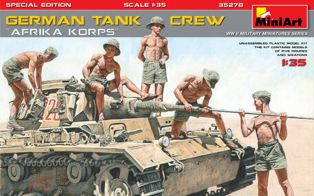 MiniArt German Tank Crew Afrika Korps Special Edition 1:35