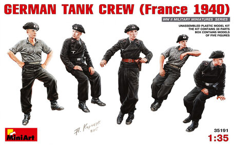 MiniArt German Tank Crew France 1940 1:35