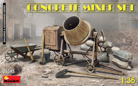 MiniArt Concrete Mixer Set 1:35