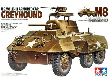 Tamiya U.S. M8 Light Armored Car Greyhound 1:35