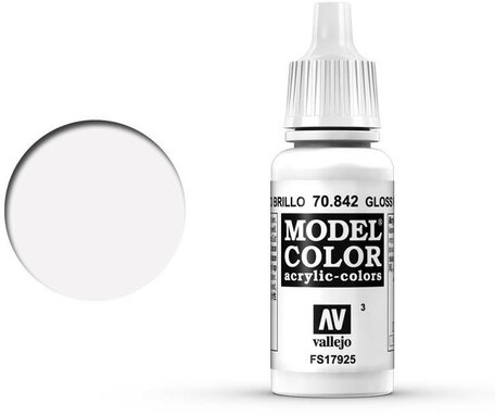 003. Vallejo Model Color: Gloss White (70.842)