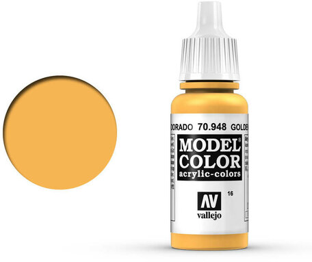 016. Vallejo Model Color: Golden Yellow (70.948)