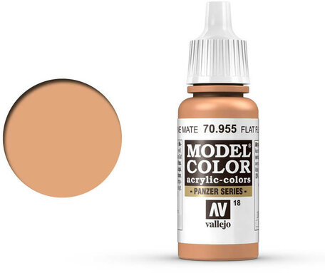 018. Vallejo Model Color: Flat Flesh (70.955)