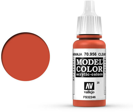 025. Vallejo Model Color: Clear Orange (70.956)