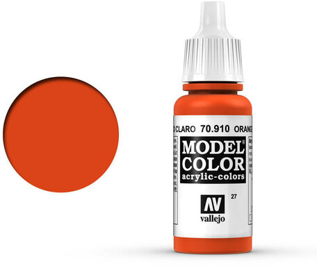 027. Vallejo Model Color: Orange Red (70.910)