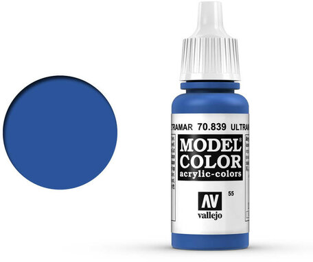055. Vallejo Model Color: Ultramarine Blue (70.839)