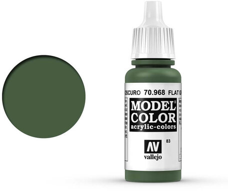 083. Vallejo Model Color: Flat Green (70.968)