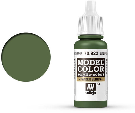 084. Vallejo Model Color: Uniform Green (70.922)